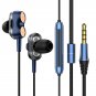 Bakeey Wired Earphone Dual Dynamic 7.1 Surround Sound Bass Noise Reduction In-Ear Earbuds 3.5MM Spor