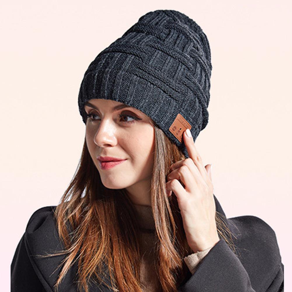 beanie over head