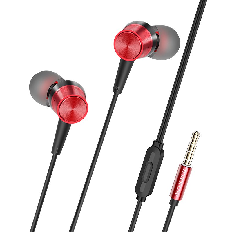 BOROFONE BM52 Wire-controlled Headset Portable In-ear Sports Stereo ...