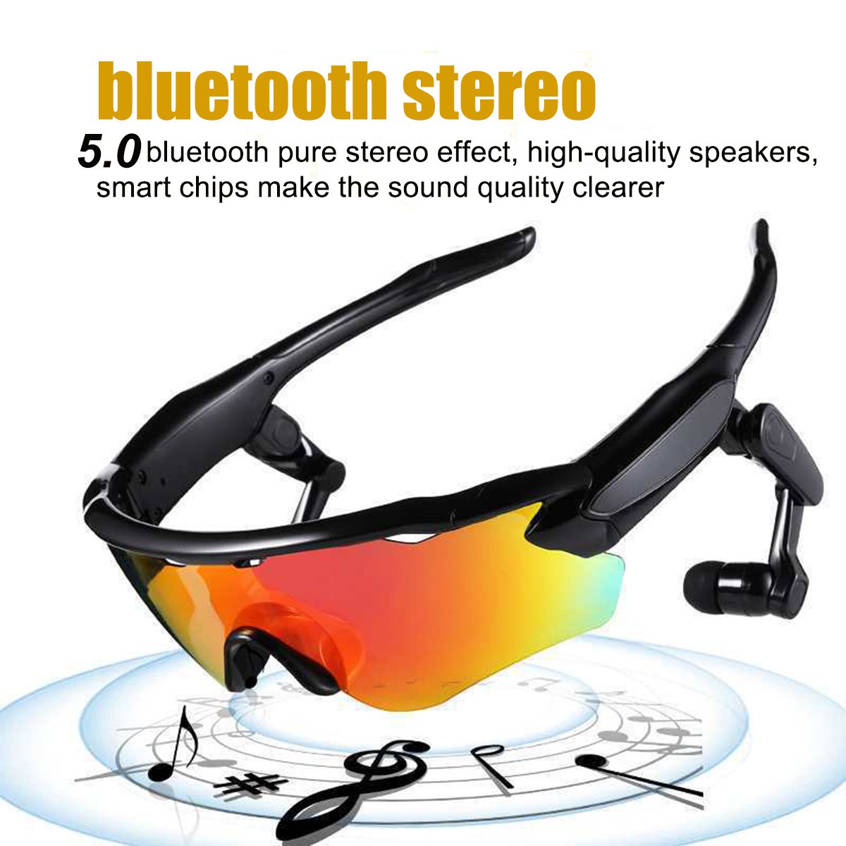 Smart Glasses bluetooth Earphone Wireless Earbuds UV400 Polarized Lens