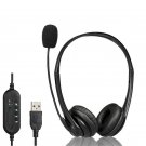 Bakeey U11 USB Gaming Headphone Stereo Business Headphone USB Wired Control Headset with Mic for PC 