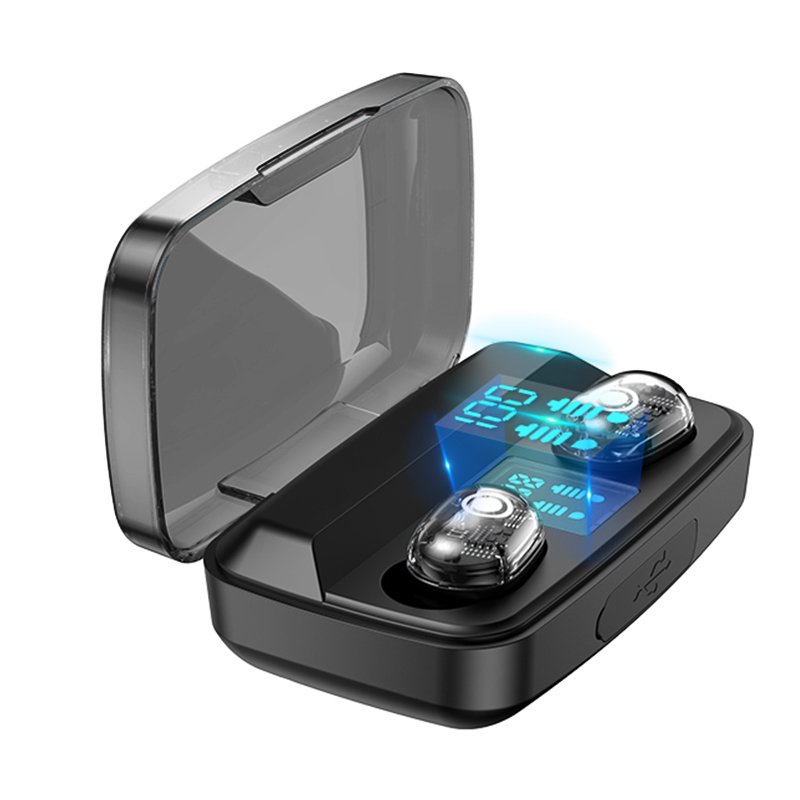 M13C True Wireless bluetooth 5.0 TWS Stereo Earbuds LED Display IPX7 Waterproof CVC8.0 Sports Earpho