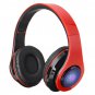 Foldable bluetooth 5.0 LED Colorful Lighting Wireless Gaming Headset Headphone with Adjustable Headb