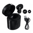 Single bluetooth Wireless 3D Stereo Earphone IPX6 Waterproof Sports Headphones with 300mAh Charging 