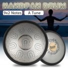 14 Inch 9x2 Notes A Tone Carbon Steel Hand Pan Handpan Hand Drum Professional + Bag