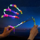 20pcs Amazing LED Flash Rubber Band Helicopter Plane Toy For Kids