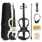 4/4 Electric Violin with Headphone Gig Bag Bow Cable for Beginner