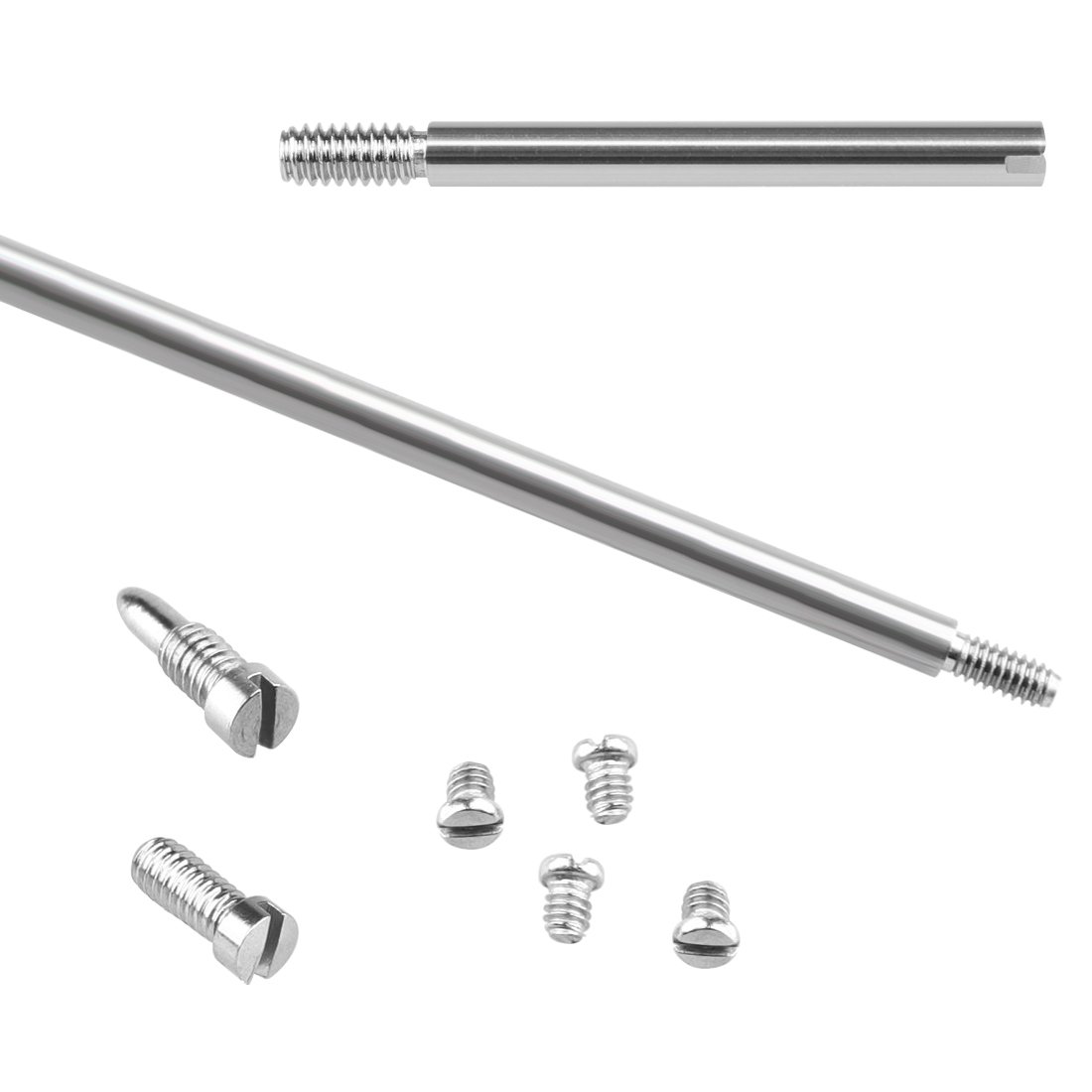49Pcs/Set Alto Saxophone Repair Parts Screws + Saxophone Shaft Rod Kit DIY Tool Woodwind Instrument