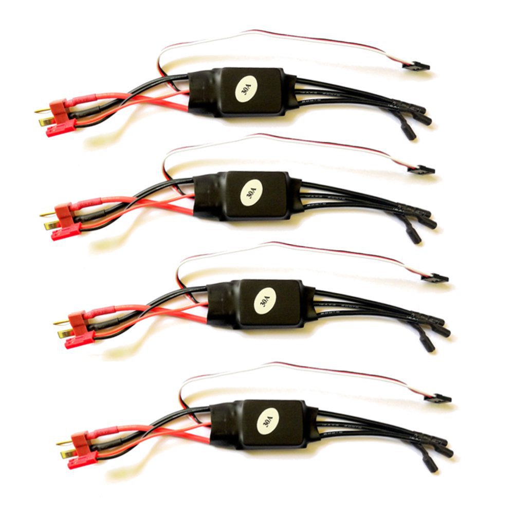 4PCS Brusheless ESC 30A Speed Control T-Plug for 2212 Brushless Motor KT SU27 RC Airplane FPV Racing