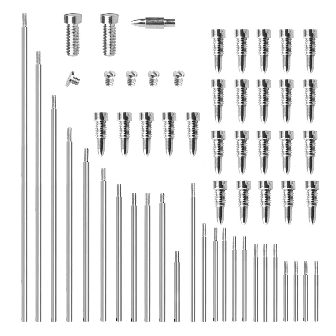 57Pcs/Set Soprano Repair Part Set Screw Parts + Saxophone Springs Woodwind Instruments Professional