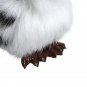 5PCS Owl White Black Furry Christmas Ornament Decoration Toys Adornment Simulation