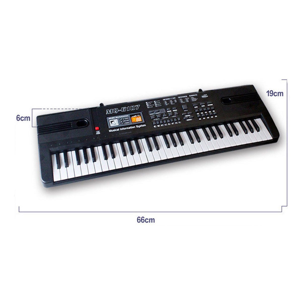 61 Keys Children's Electronic Piano Keyboard Double Horn Stereo Sound with Microphone