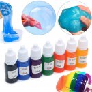 7 Colors Pigment DIY Snow Mud Styrofoam Slime Kit Educational Toys Gift DIY 10ml