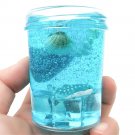 80ML Clear Crystal Slime With Shell Shark Decompression Mud DIY Gift Toy Stress Reliever