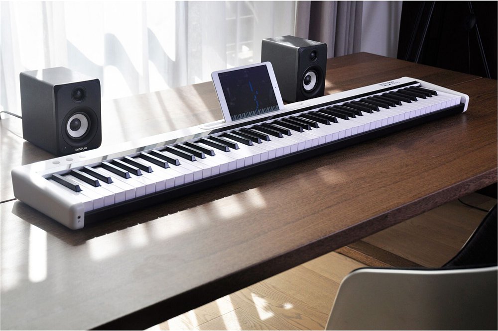 88 Keys Smart Electronic Piano Light Up Keyboard Smart Self-study Piano for Beginners