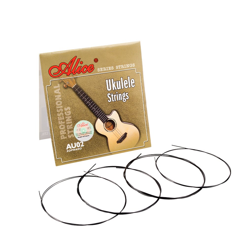 Alices 1 SET Professional Ukulele Strings Black Nylon Or Clear Nylon 4 Strings AU04 Mini Hawaiian Gu
