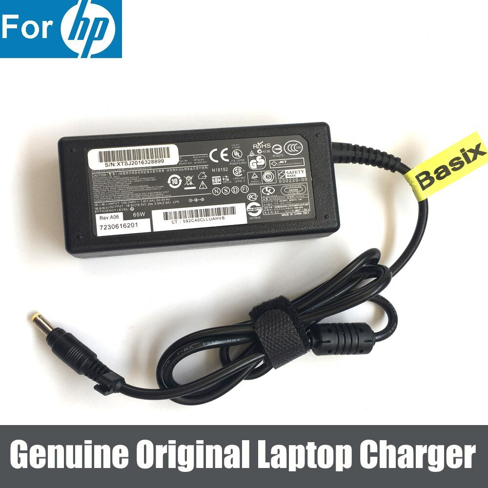 Original 65W AC Power Adapter Laptop Charger for HP PAVILION DM3-1000 DM3-1035DX DM3-1039 DM3-1040 D