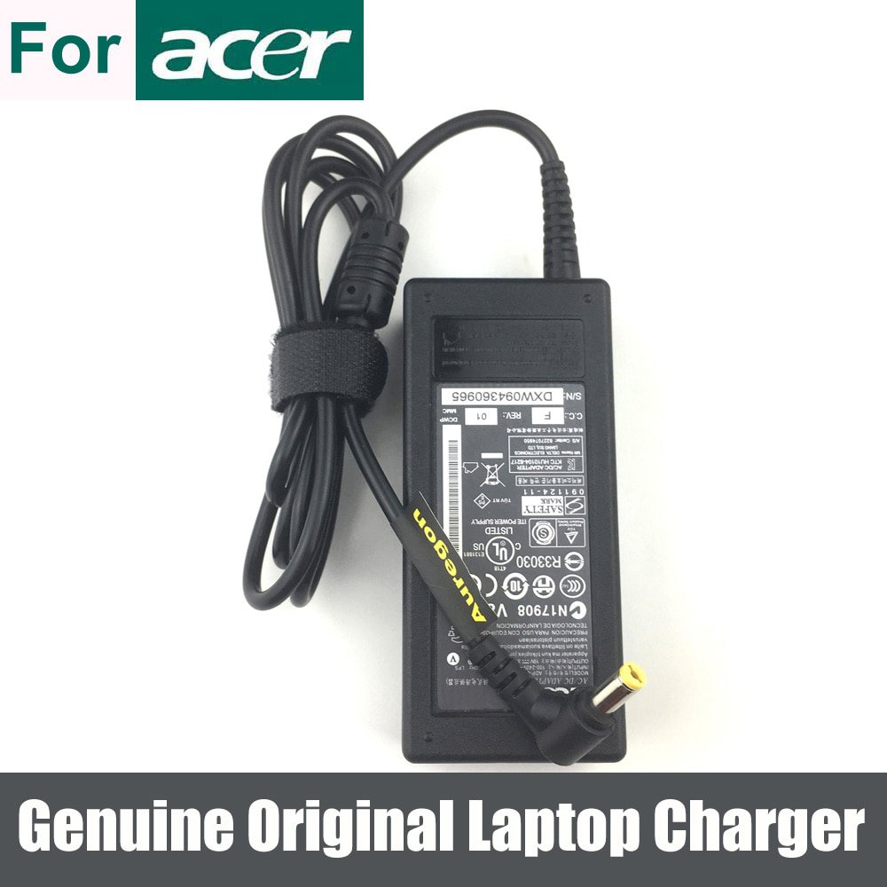Original 65W AC Charger Power Adapter for ACER ASPIRE 1680 2000 4530 5538 5570 5720Z 7735 AS5742Z