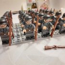 24x German WW2 Military Soldier Minifigures and Weapons Sets Alternative Lego Moc Active