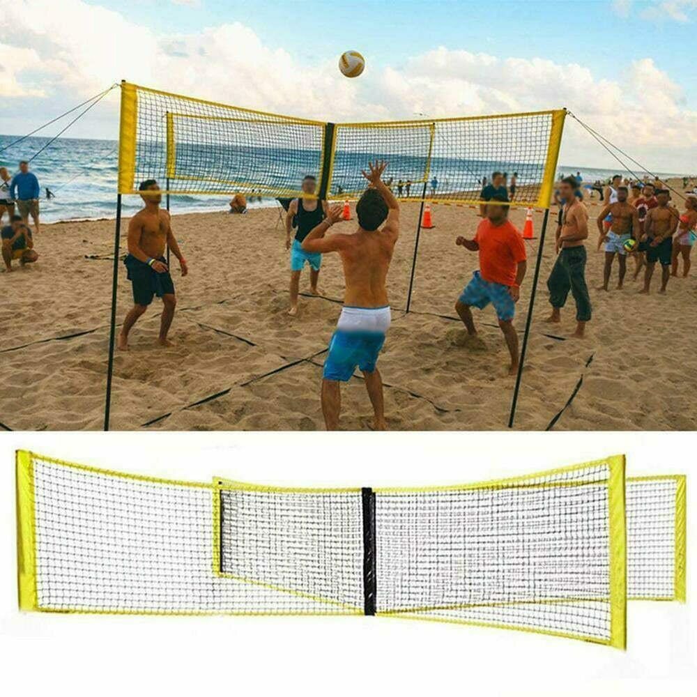 Portable Outdoor Sand Grass Volleyball Net Tennis Square Net