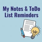 My Notes & ToDo List Reminders