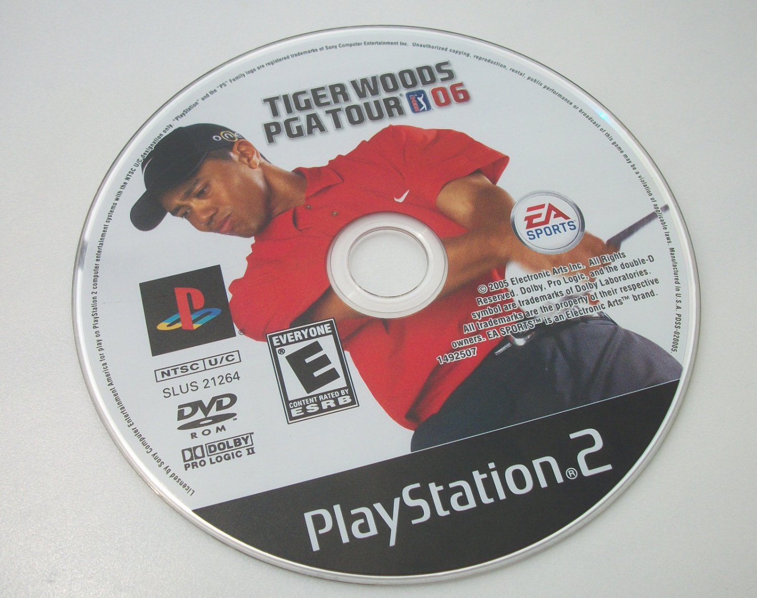 Tiger Woods PGA Tour 06 Sony PlayStation 2 Disc Only
