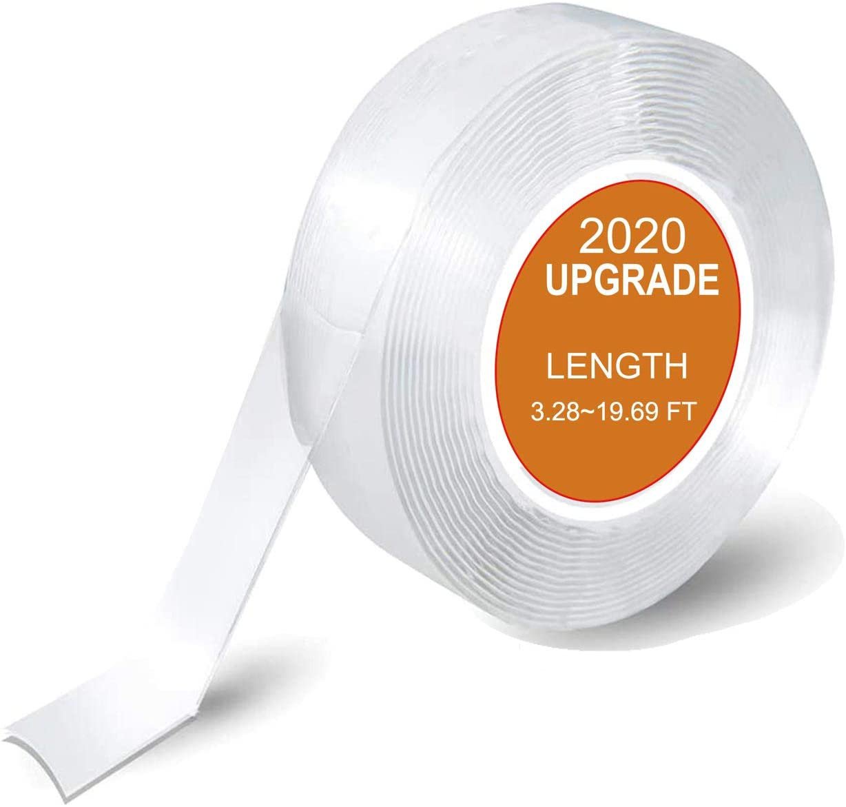 Nano Double Sided Tape, Removable Transparent Tape, Washable Heavy Duty Strong Sticky Mounting Tape