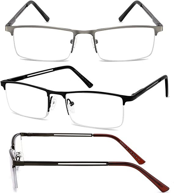 Progressive Multi-Focus Reading Glasses,Anti-Blue Light Anti-Radiation Resin Lenses,Unisex