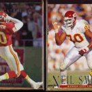 NEIL SMITH 1994 Edge Excalibur #34 + 1994 Live #62. CHIEFS
