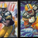 STERLING SHARPE 1994 Fleer Leader + 1995 Fleer Pro Vision Inserts. PACKERS