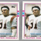 ICKEY WOODS (2) 1989 Topps Super Rookie #27. BENGALS