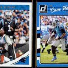 CAM NEWTON 2018 + 2016 Panini Donruss. PANTHERS