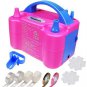 Portable Dual Nozzle 110V Electric Balloon Inflator Pump Party Birthday & Tools