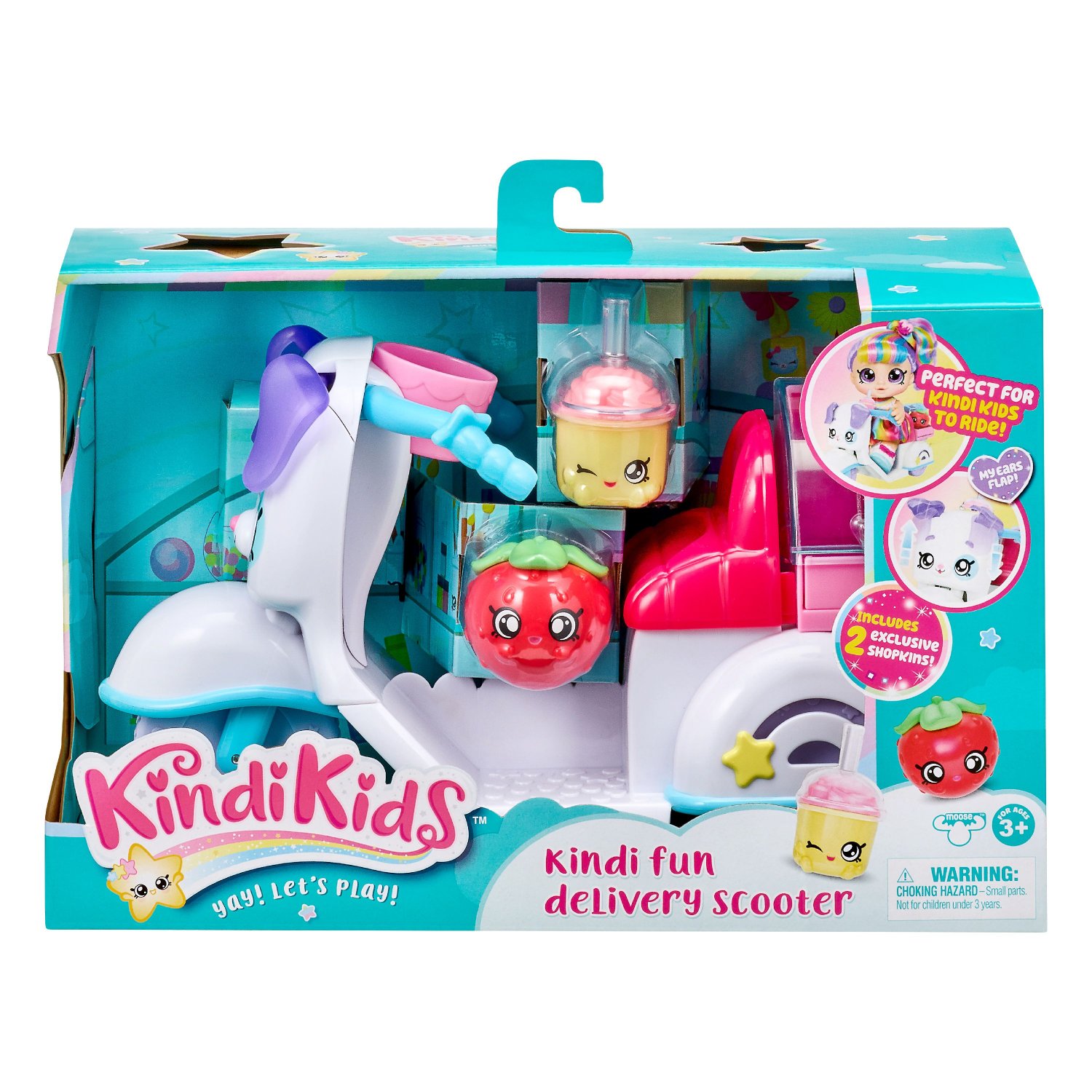 KindiKids Kindi Fun Delivery Scooter Play Set