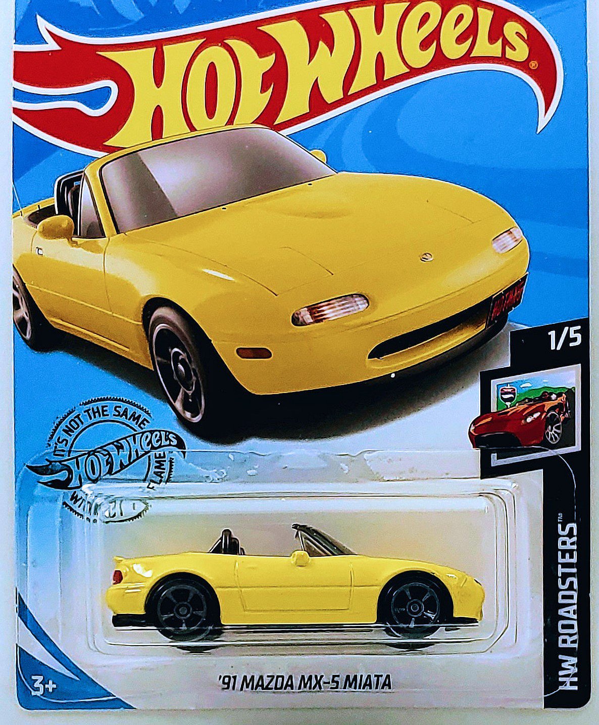 Hot Wheels '91 Mazda MX-5 Miata Model Toy Vehicle