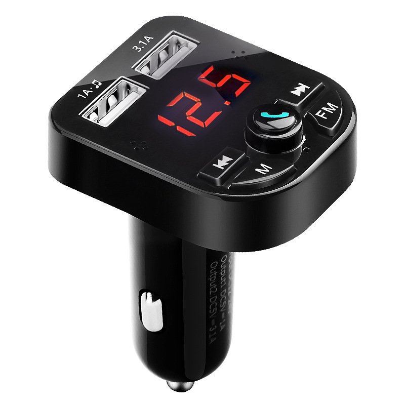Car MP3 Music Player Bluetooth 5.0 Receiver FM Transmitter Dual USB Car Charger