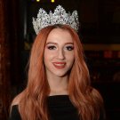 Bridal crown hairpiece Crystal crown headband Wedding tiara for bride