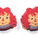 Set of 2 Raggedy Ann Anne Crocs Shoe Charms