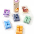 Cream Ceramic Oil Burner With Pack of Cube Scented Wax Melt | One Set | Two Set | - Gift Idea