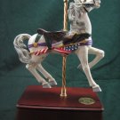Military type carousel music box by San Francisco Music Box Co.