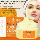 Turmeric Face Cream Dark Spot Skin Glow Bleaching Cream Brightens Smooths 30g