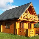 wooden villa ig-2-n001 easy install fast delivery prefab two floor wooden house