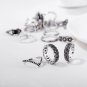Luxury Hyperbole Charm Rhinestone Enamel  Elegant Ring Set Wedding Statement Jewelry Gift