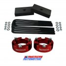 3" Front + 1" Rear Red Leveling Lift Kit for 2005+ Tacoma 4WD