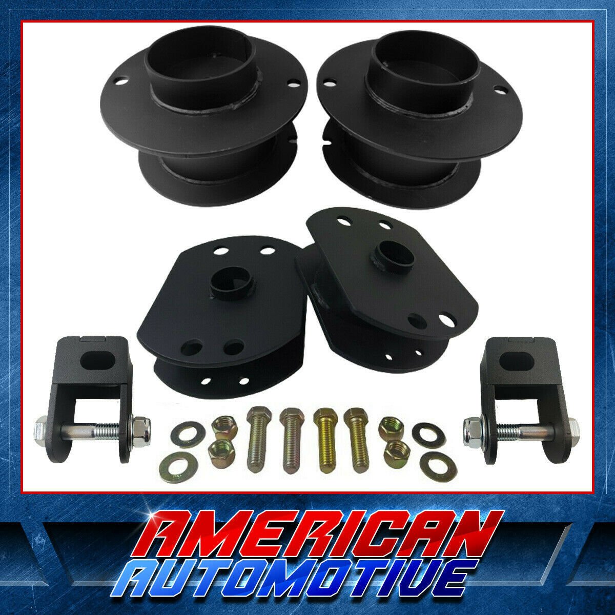 3.5" Front 2" Rear Full Lift Kit for Ram 2500 4WD + Shock Relocation