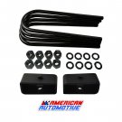 Fits 97-12 Dodge Dakota 2WD 4WD 2" Rear Lift Blocks + Ext. Round Axle U Bolts