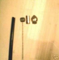 Brake cable complete, barell end for FRONT BRAKE.  30" & 33"...S&H is $2.95 or $1.35