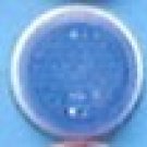 Blue  Reflector for bicycle, 1" dia. with bolt & nut. ... S&H is $1.95 or $0.65