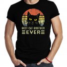 Best Cat Brother Ever Bump Fit Fathers Day Gift Dad For Men T-Shirt