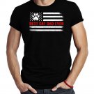 Best Cat Dad Ever American Flag Cat Lovers Funny Fathers Day T-Shirt